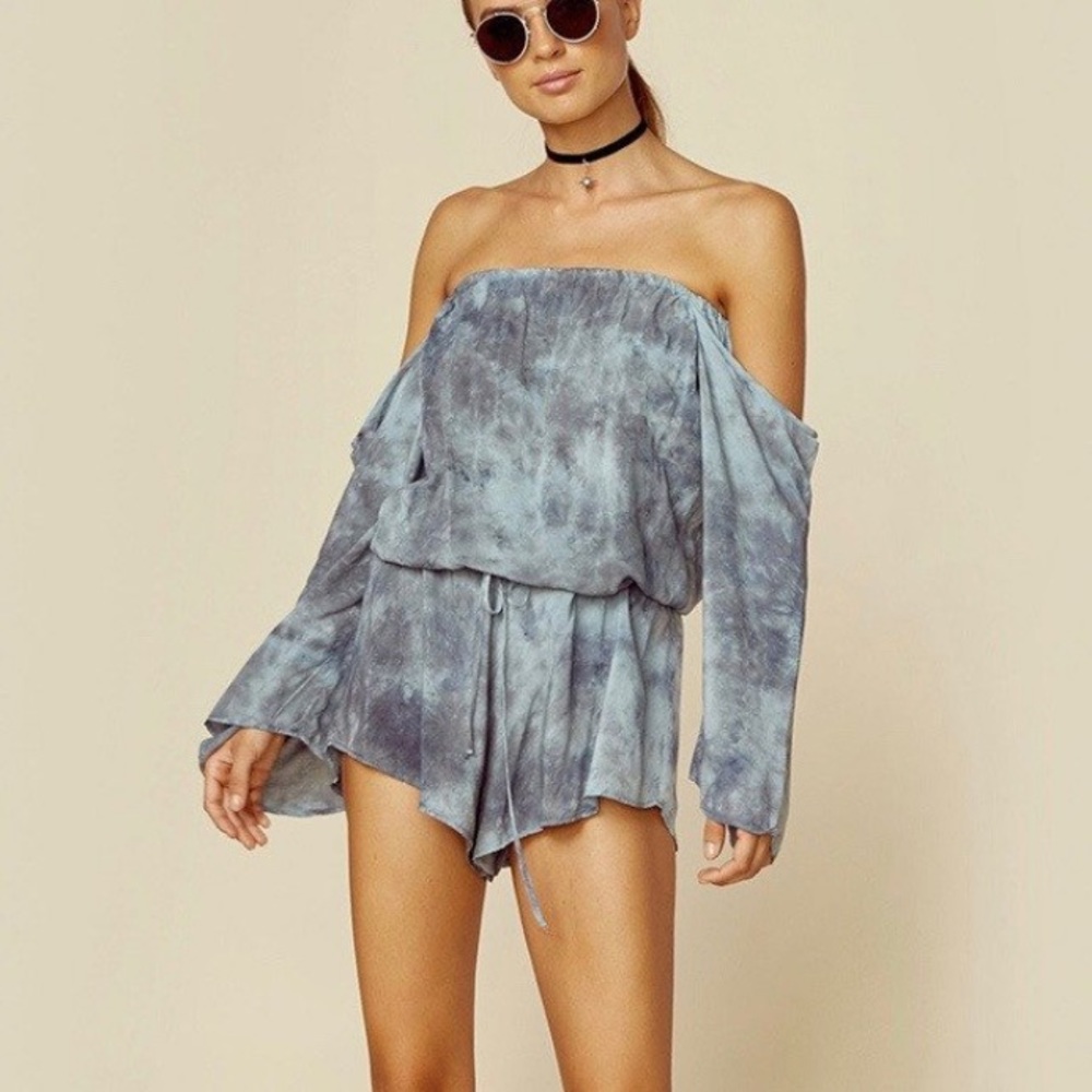 Blue Life Life is a Beach Romper